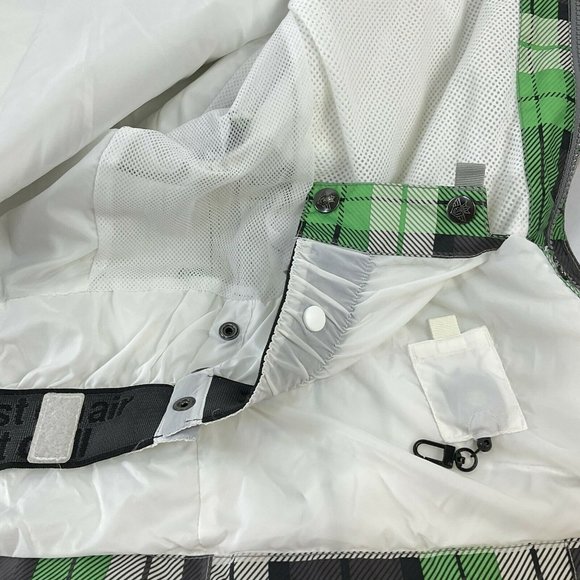 Special Blend Coat Mens Sz M Snowboard Ski 10K Cirrus Green Plaid Functional - Picture 4 of 10